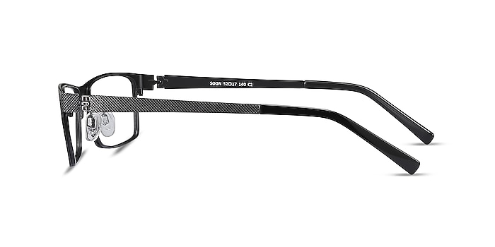 Soon Gray Metal Eyeglass Frames from EyeBuyDirect