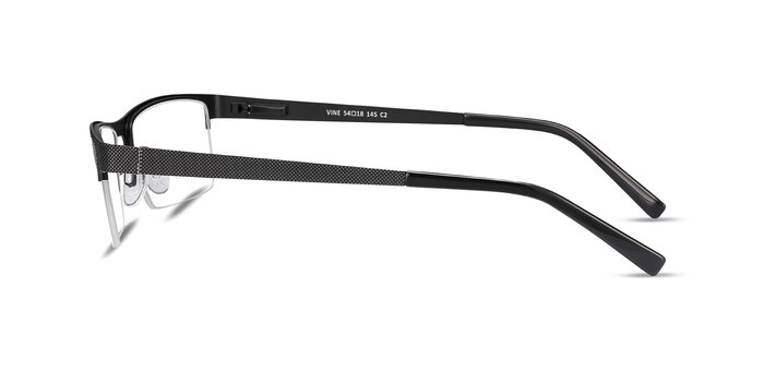 Vine Black Metal Eyeglass Frames from EyeBuyDirect