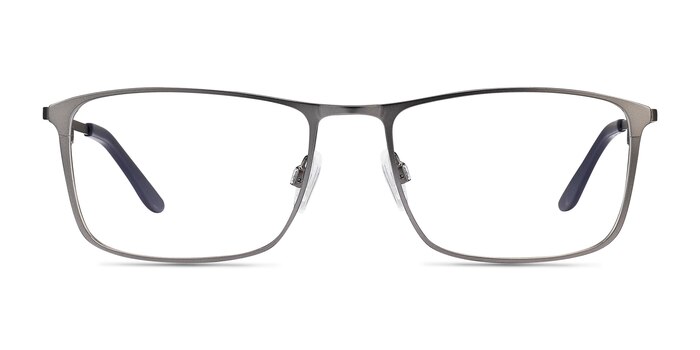 Daytona Gunmetal Metal Eyeglass Frames from EyeBuyDirect
