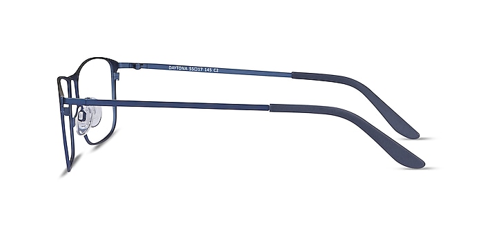 Daytona Bleu Métal Montures de lunettes de vue d'EyeBuyDirect