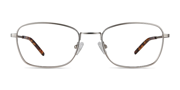 Verse Argenté Métal Montures de lunettes de vue d'EyeBuyDirect