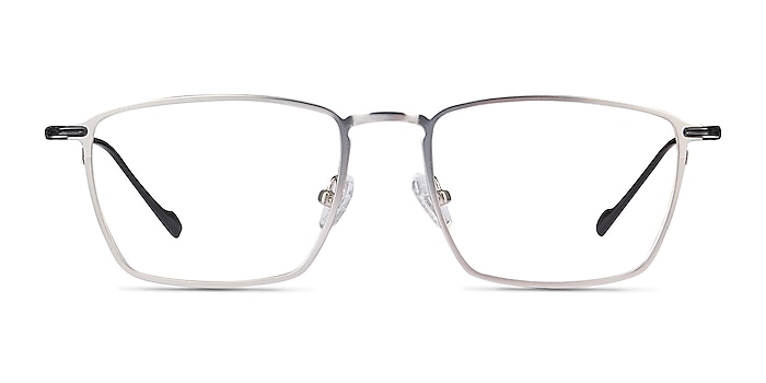 Wind Silver Metal Eyeglass Frames from EyeBuyDirect