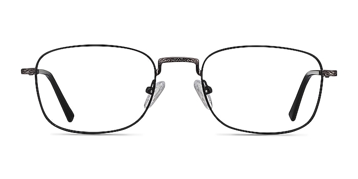 Tampa Black Metal Eyeglass Frames from EyeBuyDirect