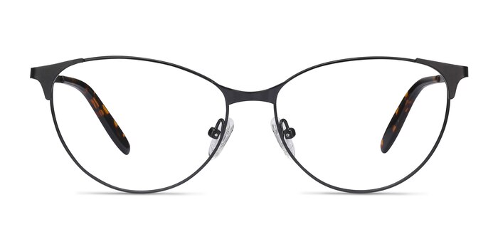 Sisi Noir Métal Montures de lunettes de vue d'EyeBuyDirect