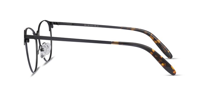 Sisi Black Metal Eyeglass Frames from EyeBuyDirect