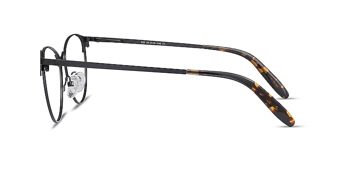 Sisi Black Metal Eyeglass Frames from EyeBuyDirect