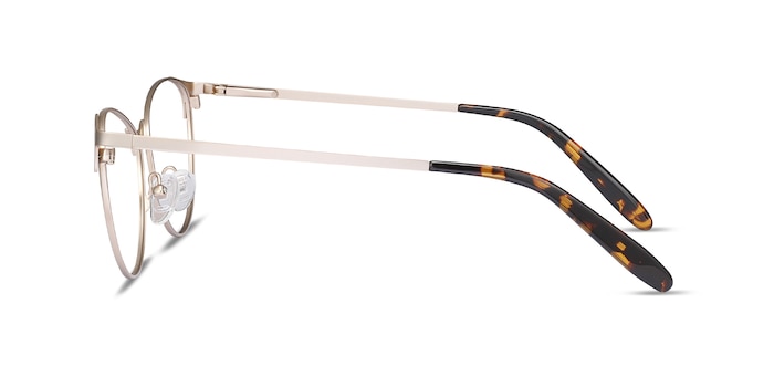 Sisi Rose Gold Metal Eyeglass Frames from EyeBuyDirect