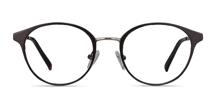 Broadway Gunmetal Métal Montures de lunettes de vue d'EyeBuyDirect