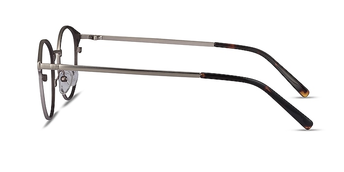 Broadway Gunmetal Métal Montures de lunettes de vue d'EyeBuyDirect