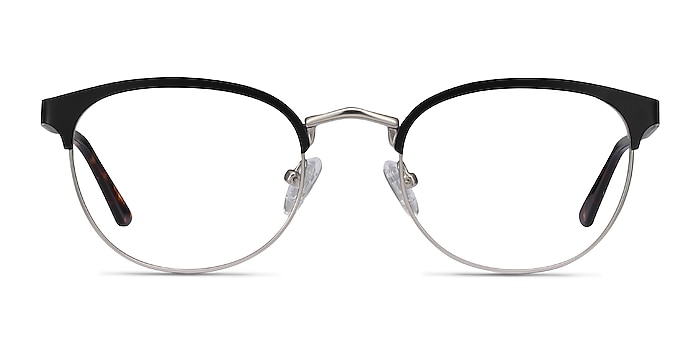The Works Noir Métal Montures de lunettes de vue d'EyeBuyDirect