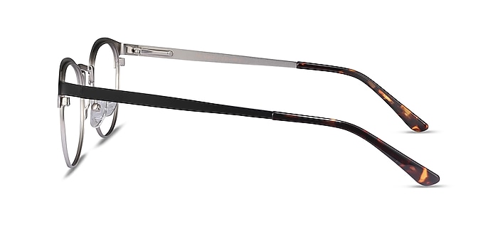The Works Noir Métal Montures de lunettes de vue d'EyeBuyDirect