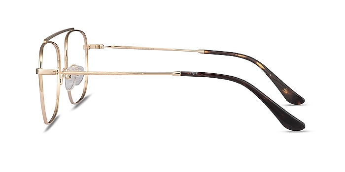 Moxie Golden Métal Montures de lunettes de vue d'EyeBuyDirect