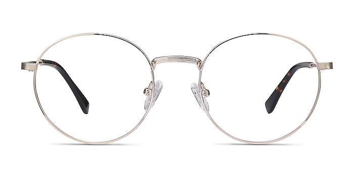 Bistro Golden Metal Eyeglass Frames from EyeBuyDirect