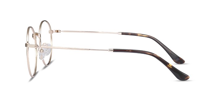 Bistro Golden Metal Eyeglass Frames from EyeBuyDirect