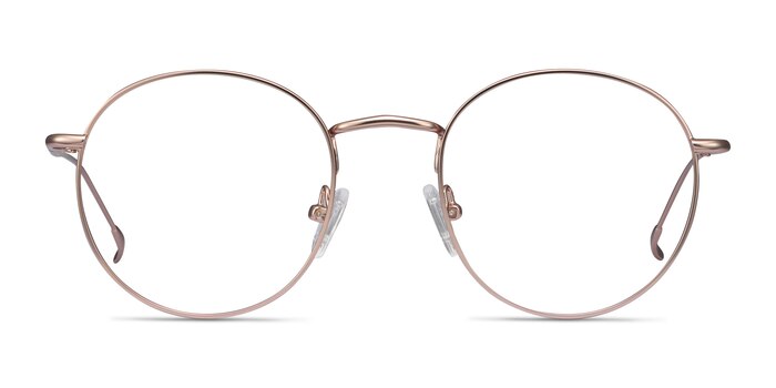 Novel Rose Gold Metal Eyeglass Frames from EyeBuyDirect