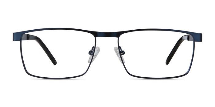 Danno Bleu marine  Métal Montures de lunettes de vue d'EyeBuyDirect