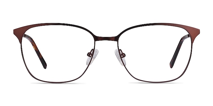 Avenue Brown Metal Eyeglass Frames from EyeBuyDirect