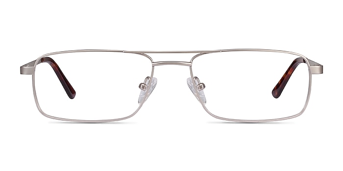 Maverick Argenté Métal Montures de lunettes de vue d'EyeBuyDirect