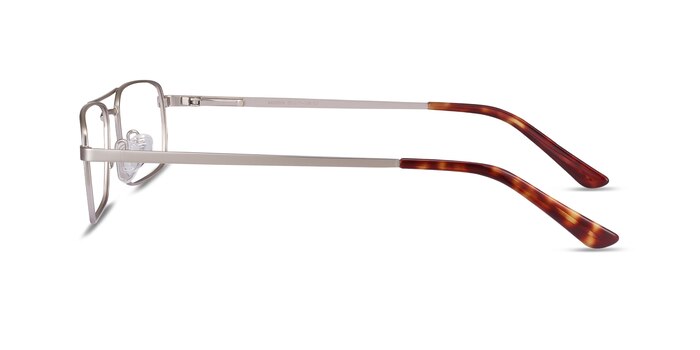 Maverick Argenté Métal Montures de lunettes de vue d'EyeBuyDirect