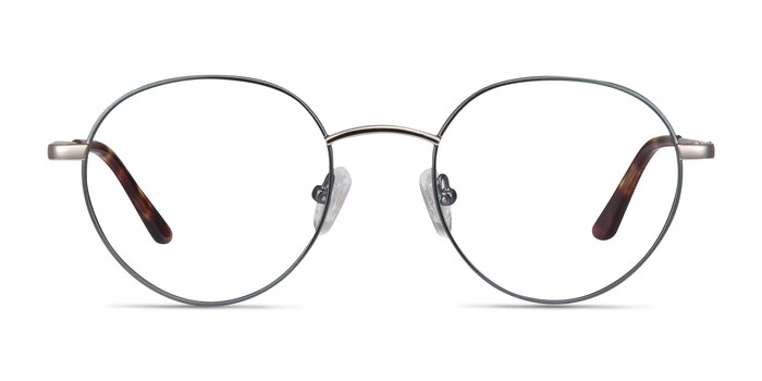 Retell Green Metal Eyeglass Frames from EyeBuyDirect