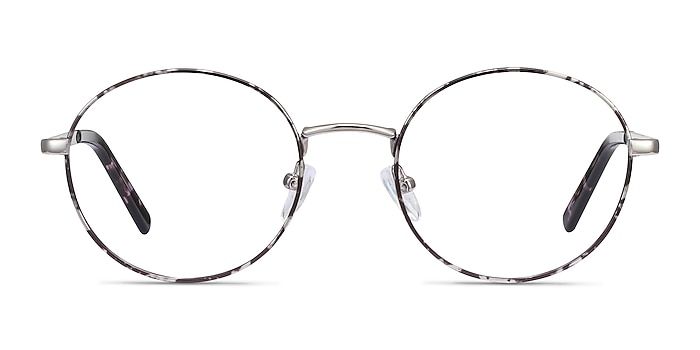 Aero Gray Floral Metal Eyeglass Frames from EyeBuyDirect