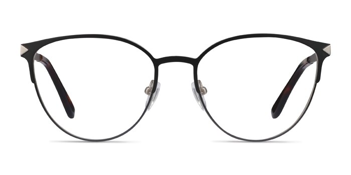 Nadia Noir Métal Montures de lunettes de vue d'EyeBuyDirect