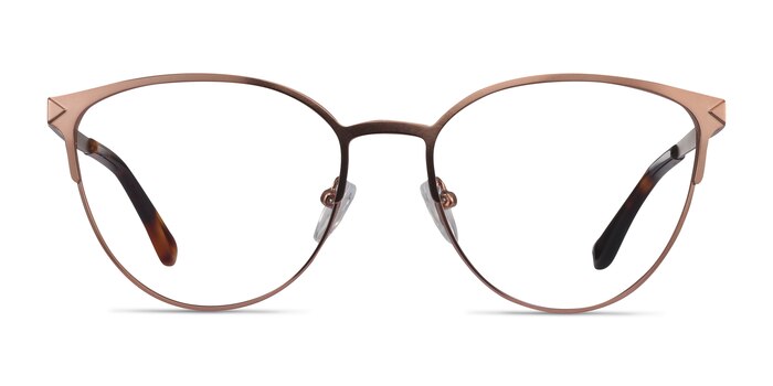 Nadia Rose Gold Metal Eyeglass Frames from EyeBuyDirect