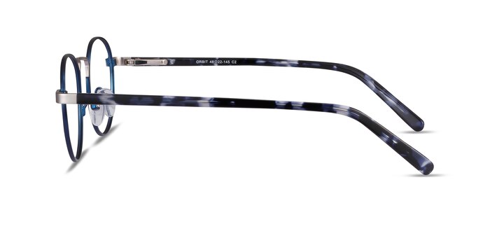 Orbit Bleu Acetate-metal Montures de lunettes de vue d'EyeBuyDirect