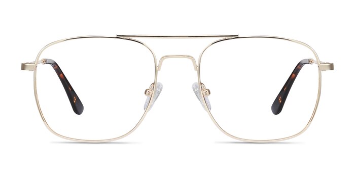 Fame Doré Métal Montures de lunettes de vue d'EyeBuyDirect
