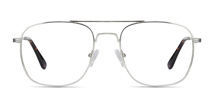 Fame Silver Metal Eyeglass Frames from EyeBuyDirect