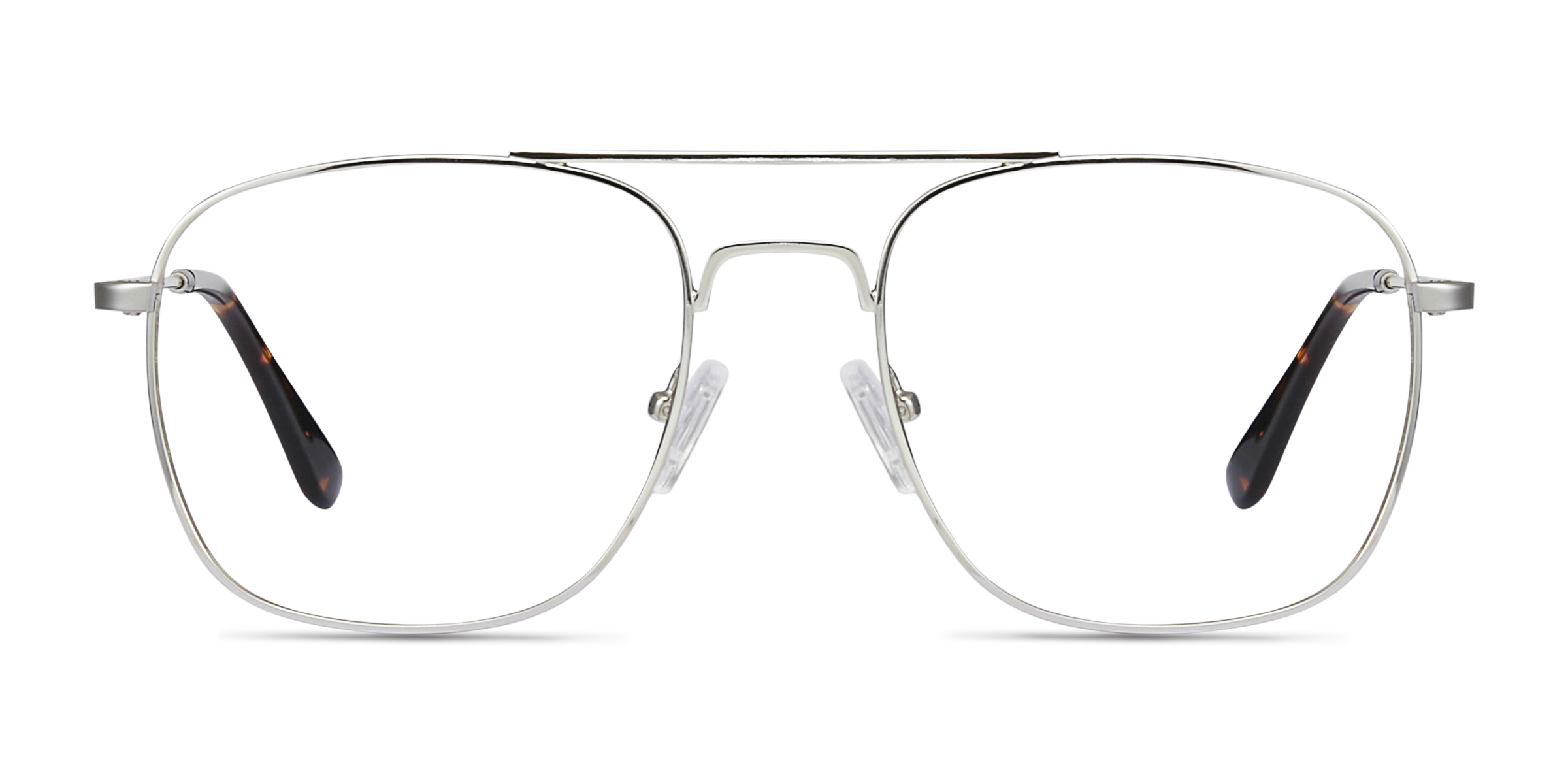 Fame Aviator Silver Full Rim Eyeglasses Eyebuydirect Canada 9853