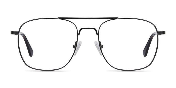Fame Black Metal Eyeglass Frames from EyeBuyDirect