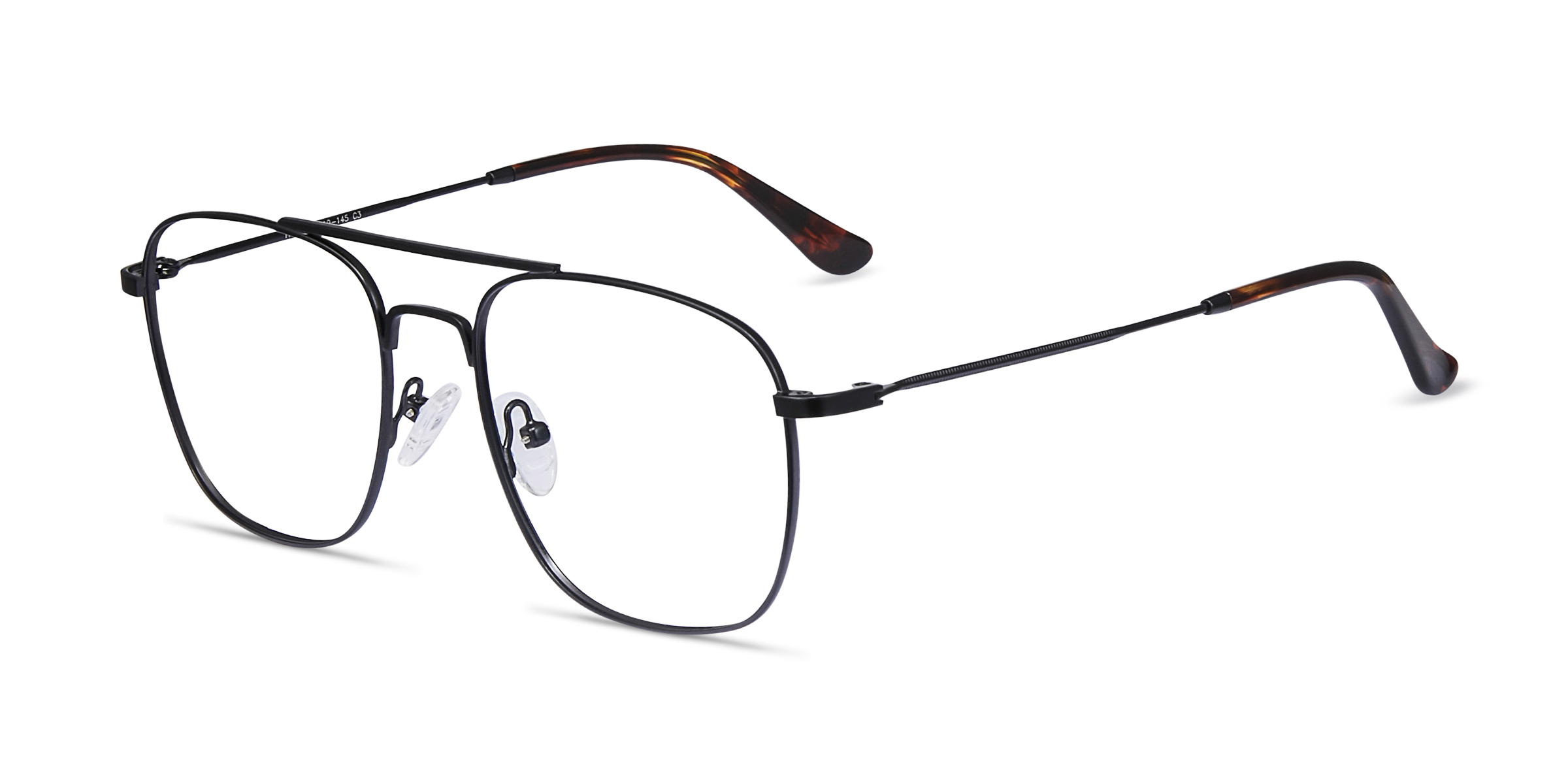 Fame Aviator Black Full Rim Eyeglasses | Eyebuydirect Canada