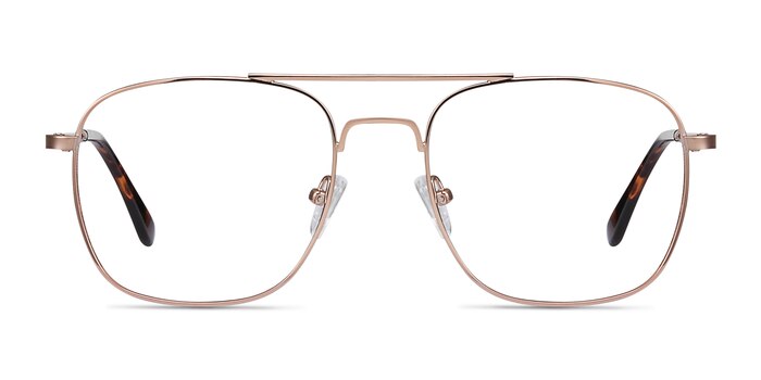 Fame Rose Gold Metal Eyeglass Frames from EyeBuyDirect