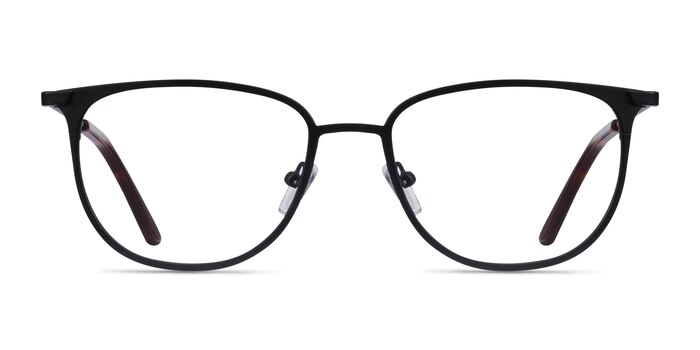Vita Noir Métal Montures de lunettes de vue d'EyeBuyDirect