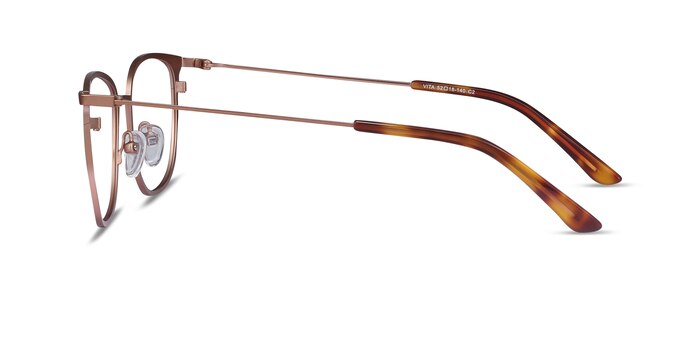 Vita Rose Gold Metal Eyeglass Frames from EyeBuyDirect