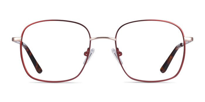 Archive Burgundy Métal Montures de lunettes de vue d'EyeBuyDirect