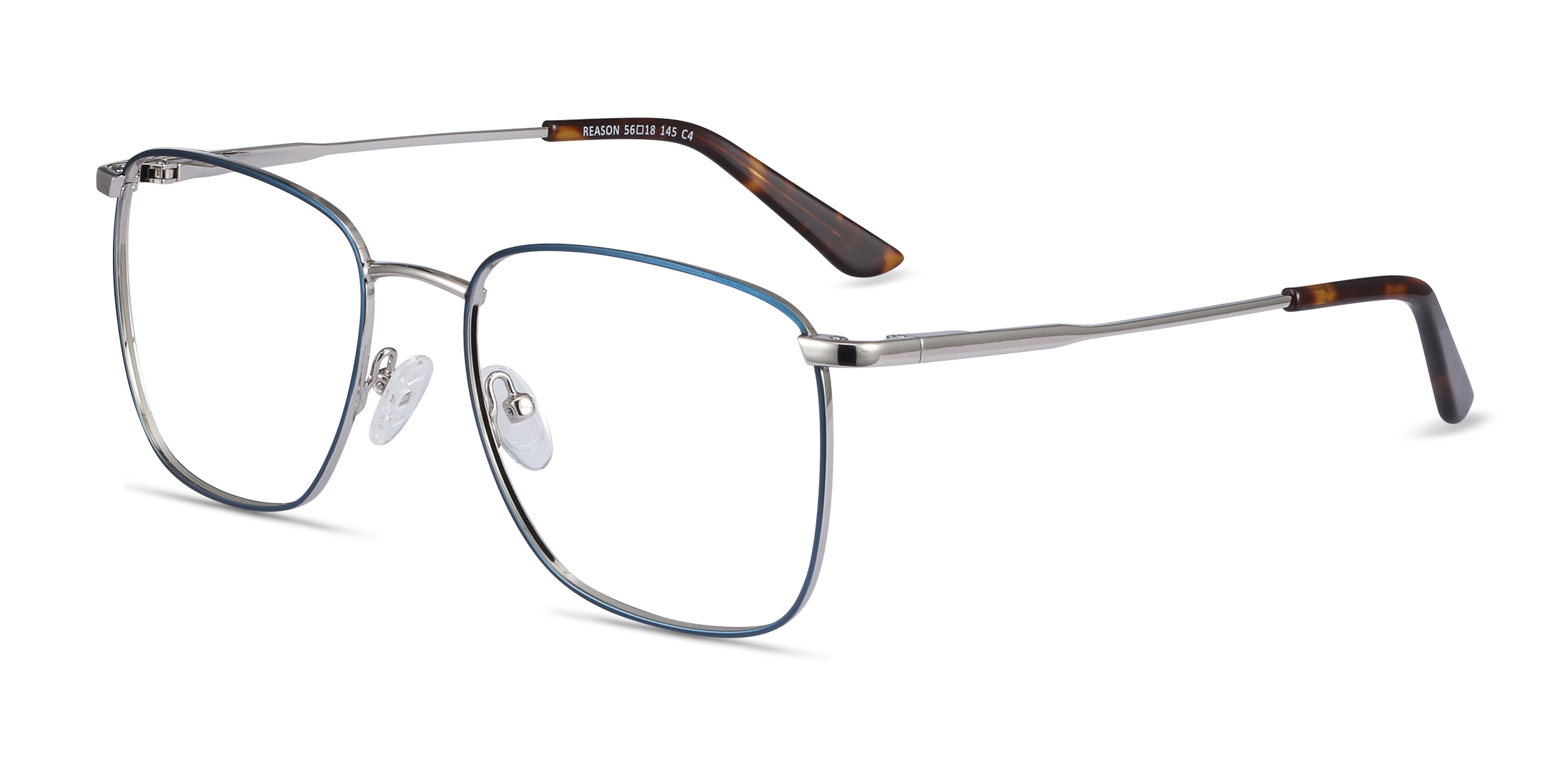 Reason Square Navy Full Rim Eyeglasses Eyebuydirect