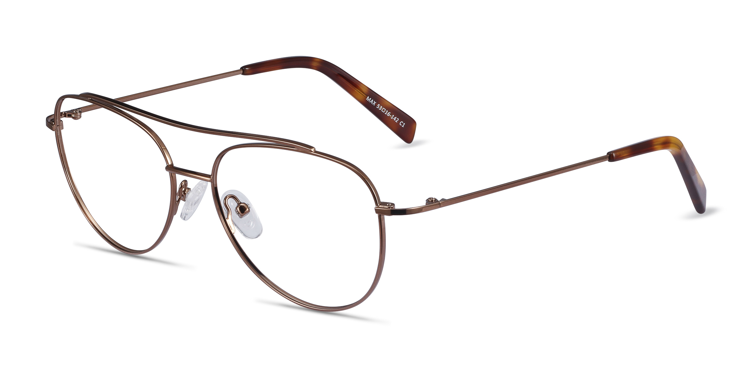 Max & Co Brown Metal & Plastic Glasses (Frames)