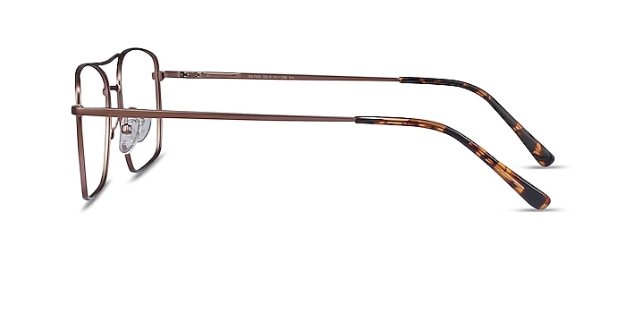 Daymo Brun Métal Montures de lunettes de vue d'EyeBuyDirect