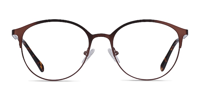 Emma Brun Métal Montures de lunettes de vue d'EyeBuyDirect