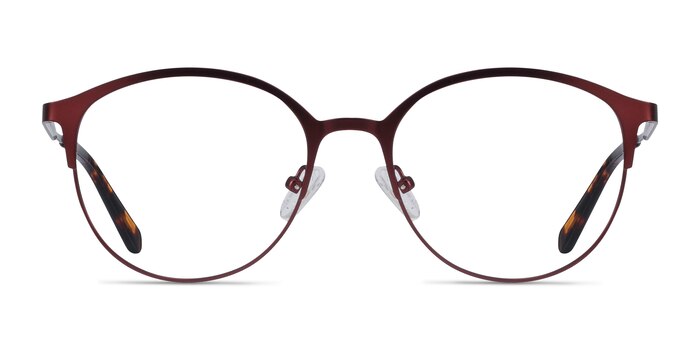 Emma Red Metal Eyeglass Frames from EyeBuyDirect