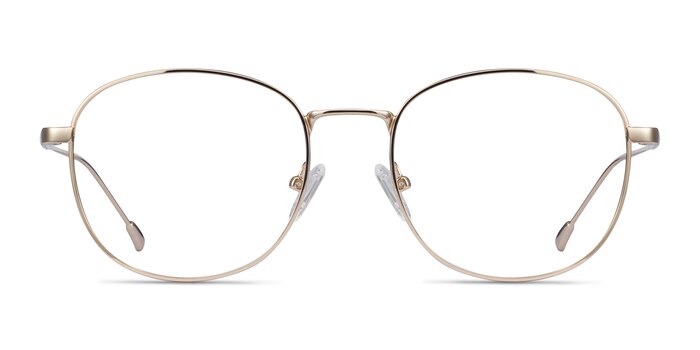 Vantage Doré Métal Montures de lunettes de vue d'EyeBuyDirect