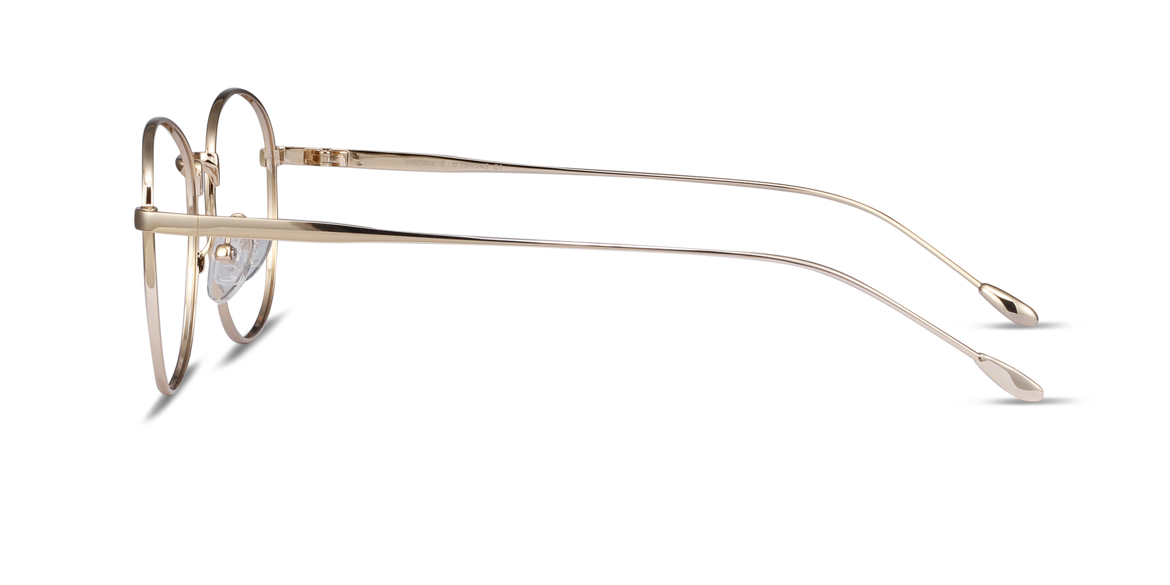 Vantage Square Golden Full Rim Eyeglasses | Eyebuydirect