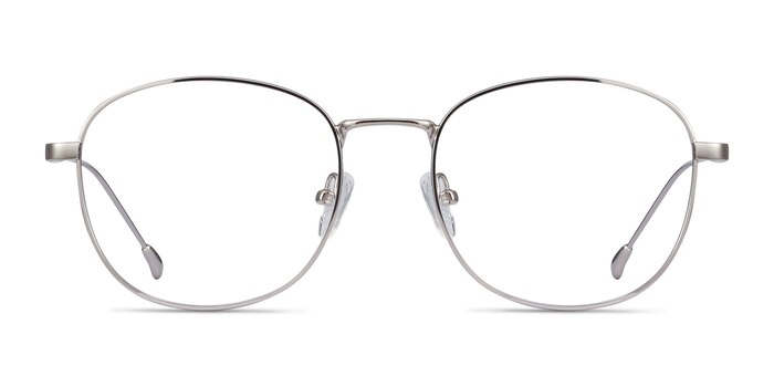 Vantage Argenté Métal Montures de lunettes de vue d'EyeBuyDirect