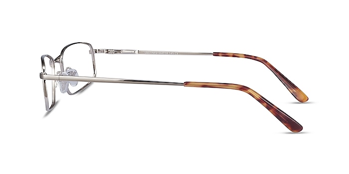 Destined Silver Metal Eyeglass Frames from EyeBuyDirect