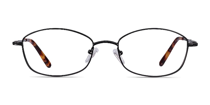 Betty Noir Métal Montures de lunettes de vue d'EyeBuyDirect