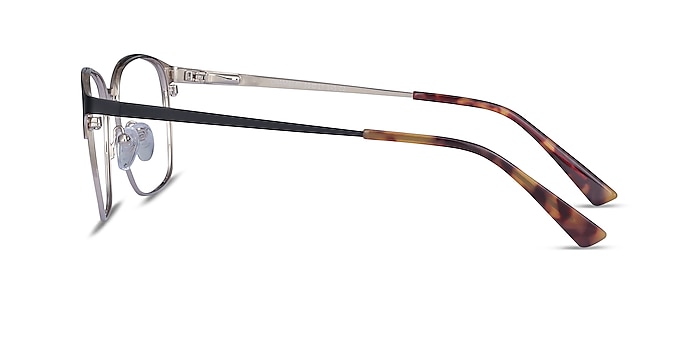 Chambery Noir Métal Montures de lunettes de vue d'EyeBuyDirect