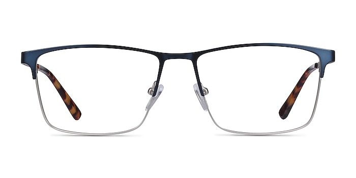 Edito Navy Metal Eyeglass Frames from EyeBuyDirect