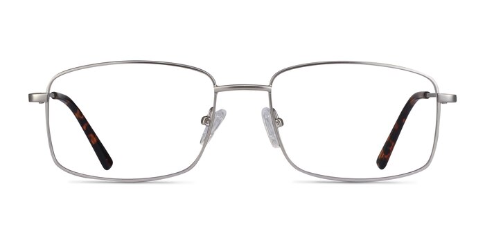 Onex Silver Metal Eyeglass Frames from EyeBuyDirect